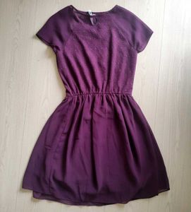 Purple Flare Dress