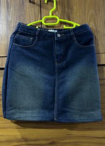 Denim Mini Skirt