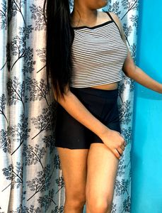 Strip Black Top