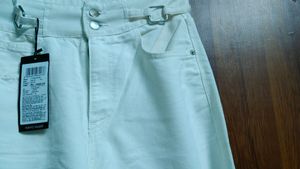White Wideleg Jeans