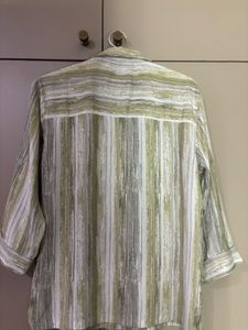 Striped Button-Down Shirt