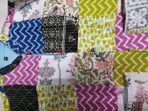 Multicolour Coat With Patchwork It Is New 🌺🌺