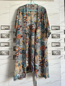 Floral Print Kimono Top