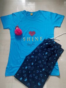 XL And XXL Night Wear - Blue