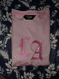 💗 Pink Sweatshirt – Size M (Max) 💗