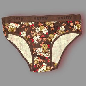 90cm Printed Women&#39;s Panty, Brown