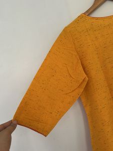 Stylish Yellow &amp; Orange Kurta