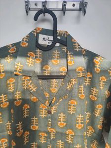 COTTON HANDBLOCK PRINT SHIRT