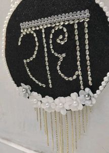 Radha Naam Handmade Wall Decor (8 inch)