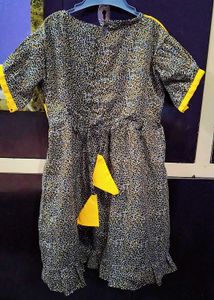 Black Multi Frock