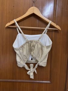 Shimmery Gold Blouse for Wedding/Festivities