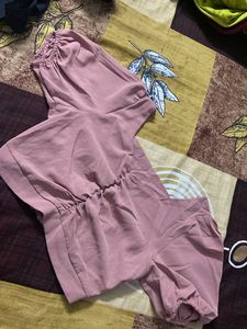 Peach Crop Top