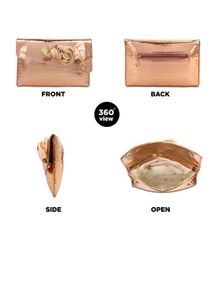 Elegant Rose Gold Clutch