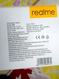 Price Drop Realme Earphones