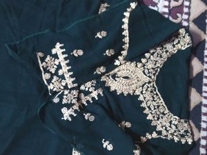Semi Stitched Ethnic Gown
