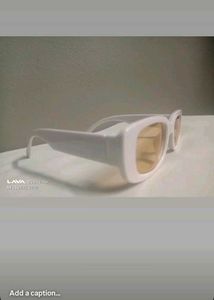 White Frame Sunglasses