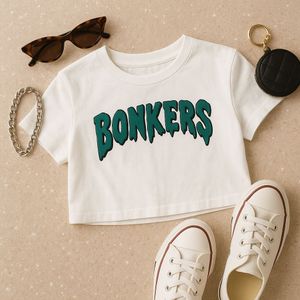 BONKERS CORNER Cute WHITE TEE🤍