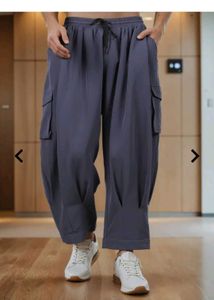 Shein Stylish Blue Cargo baggy Pants