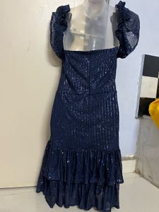Pintrest Sparkling Blue Sequin Party Dress