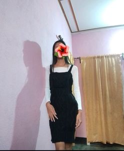 Woolen Bodycon Dress