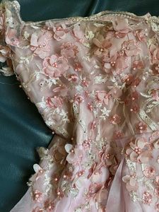 Floral Flower And Pearl Gown
