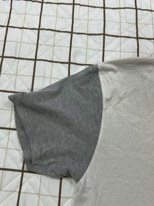 Unique Two-Tone Graphic Tee