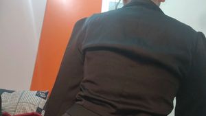 Black waist coat shirt