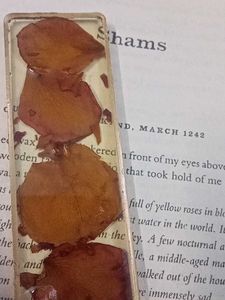 handmade resin bookmark