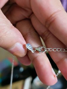 Giva Pink Stone Silver Queens Necklace