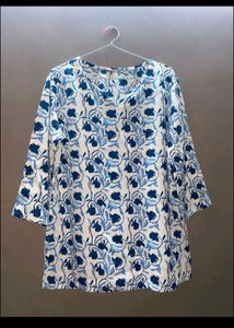 Floral Print Short Kurti..