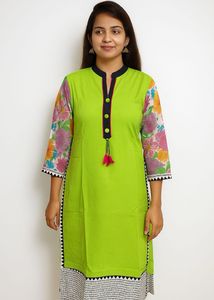 Designer Green Kurti