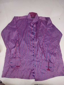 Striped Dress Shirt(38- Medium Size)