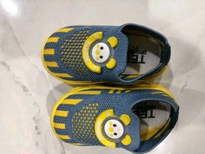Attractive Colour Kids Knitted Slip-on Music Shoes