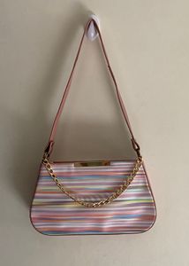 Striped Handbag