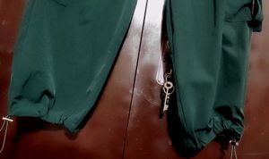 Sea Green Cargo Trouser Pant For 34 Waist