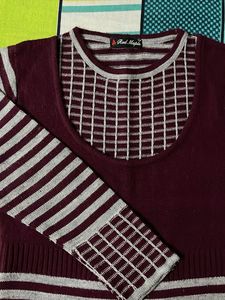 Striped Knit Sweater