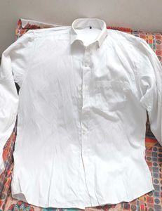 Men's White Button-Down Shirt
