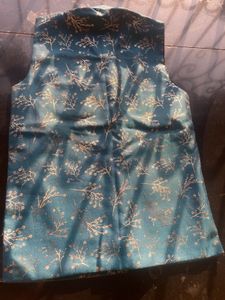 Floral boys waistcoat