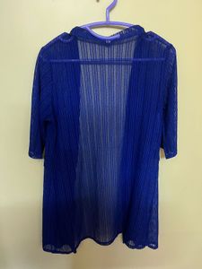 Blue Sheer Cardigan