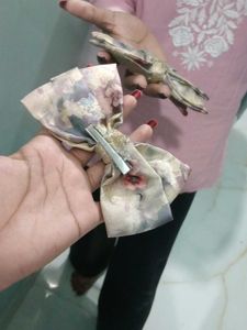 Floral Hair Bow Pin
