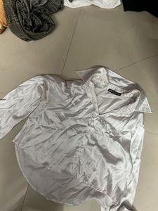 Crop Short Satin