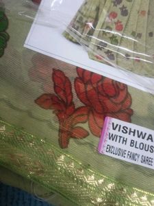 Floral Saree with Blouse