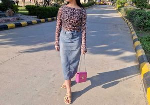 High Quality Top And Skirt Combo 🌹