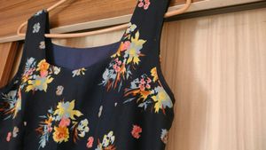 Square Neck Maxi Dress (Light Weight)