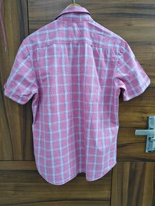 Indian Terrain Pink Half Sleeve Shirt