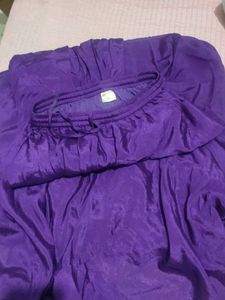 anayna Purple Kurta With Skirt Set