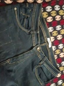 Dark Blue Denim Jeans