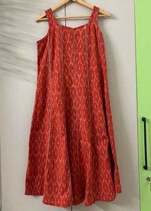 Stylish Reddish Orange Kurti/Dress