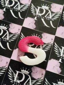 Resin Alfabet Keychain