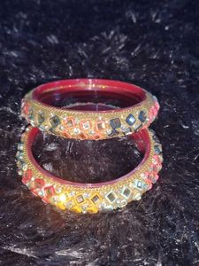 Set of Two Bangle Bracelets